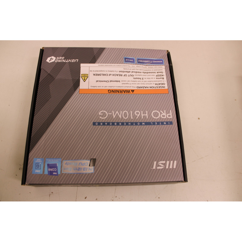 SALE OUT. MSI PRO H610M-G, Processor family Intel, Processor socket LGA1700, DDR5, Supported hard disk drive interfaces SATA