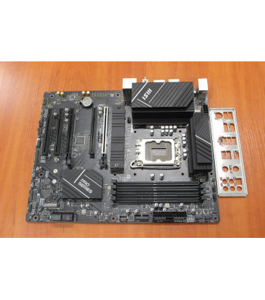 SALE OUT. MSI PRO B760-P WIFI DDR4 | Processor family Intel | Processor socket LGA1700 | DDR4 | Supported hard disk drive interf
