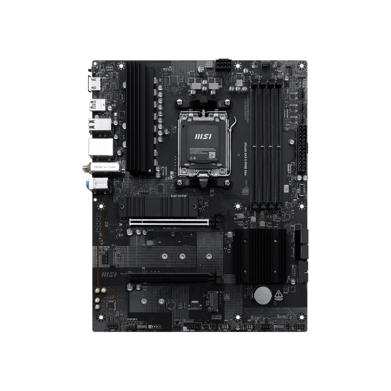 PRO B840-S EVO WIFI6E, MSI Processor family AMD, Processor socket AM5, Supported hard disk drive interfaces SATA, M.2, Numbe