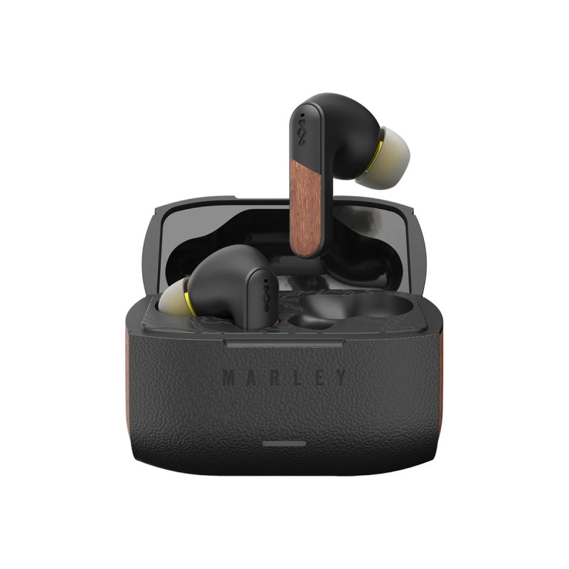 Marley Wireless Earbuds, Trenchtown, Built-in microphone, Bluetooth, ANC, Signature Black