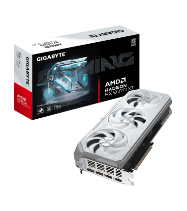 Gigabyte Radeon RX 9070 XT GAMING OC ICE 16G, AMD, 16 GB, Radeon RX 9070 XT, GDDR6, HDMI ports quantity 2, PCI-E 5.0