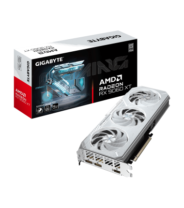 Gigabyte Radeon RX 9060 XT GAMING OC ICE 16G, AMD, 16 GB, Radeon RX 9060 XT, GDDR6, HDMI ports quantity 1, PCI-E 5.0