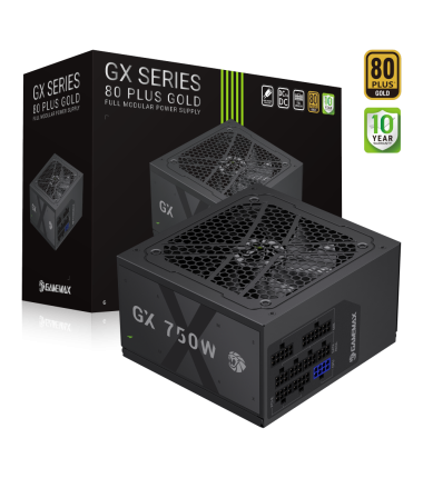Gamemax PSU | GX 750GF | 750 W | Gold | Full Modular