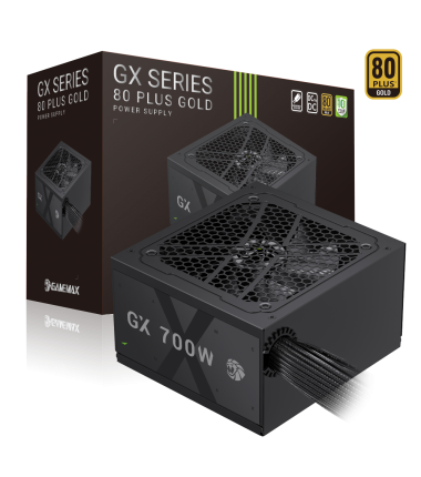 Gamemax PSU | GX 700G | 700 W | Gold | Non-Modular