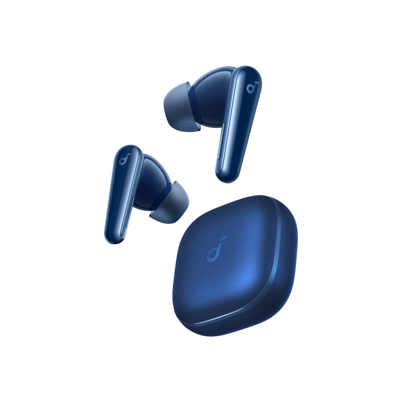 Anker Soundcore Earbuds with Dolby Audio, Liberty 5, Bluetooth, In-Ear, Microphone, Navy blue, Noise canceling