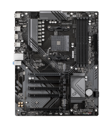 Gigabyte B550 EAGLE | Processor family AMD | Processor socket AM4 | DDR4 | Supported hard disk drive interfaces SATA, M.2 | Numb