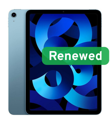 Apple Renewed CPO, iPad Air 2024 Wifi 6th A2902, Blue, 8 GB, 256 GB, iPad OS, 12 month(s)