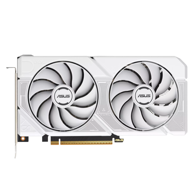 Asus Dual GeForce RTX 5060 White OC Edition 8GB GDDR7, NVIDIA, 8 GB, GeForce RTX 5060, GDDR7, HDMI ports quantity 1, PCI E
