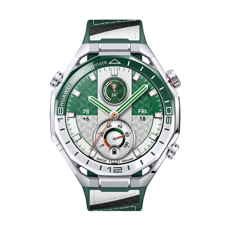Huawei, WATCH Ultimate 2 eSIM, Smart watch, AMOLED, 1.5 inch, Waterproof, Green and White