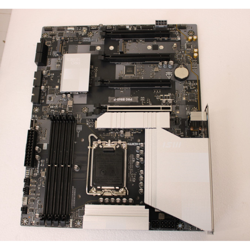 SALE OUT. MSI PRO B860-P, Processor family Intel, Processor socket LGA1851, DDR5, Supported hard disk drive interfaces SATA
