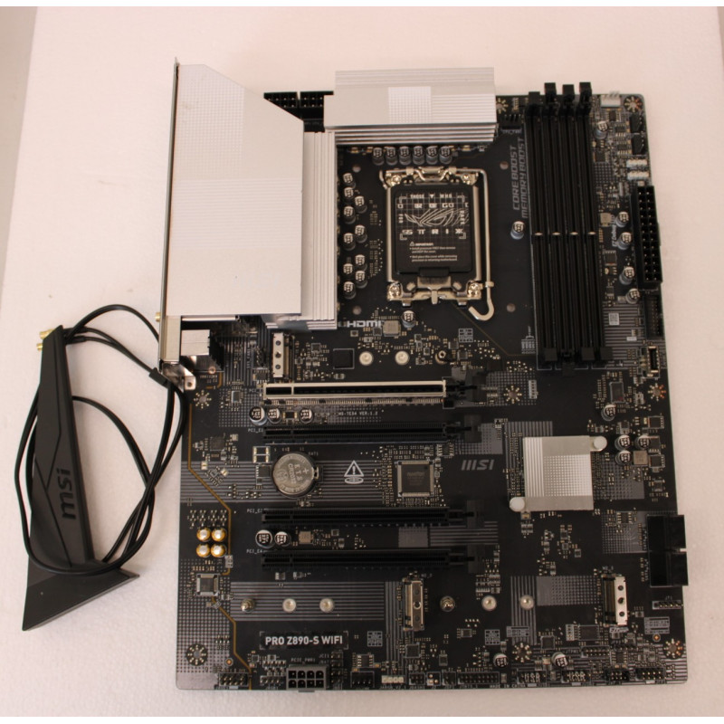 SALE OUT. MSI PRO Z890-S WIFI, Processor family Intel, Processor socket LGA1851, DDR5, Supported hard disk drive interfaces