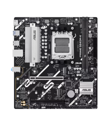 Asus PRIME B840M-K, Processor family AMD, Processor socket AM5, DDR5, Supported hard disk drive interfaces SATA, M.2, Numbe