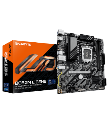 Gigabyte B860M E GEN5, Processor family Intel, Processor socket LGA1851, DDR5, Number of SATA connectors 4, Supported hard