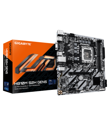 Gigabyte H810M S2H GEN5, Processor family Intel, Processor socket LGA1851, DDR5, Supported hard disk drive interfaces SATA