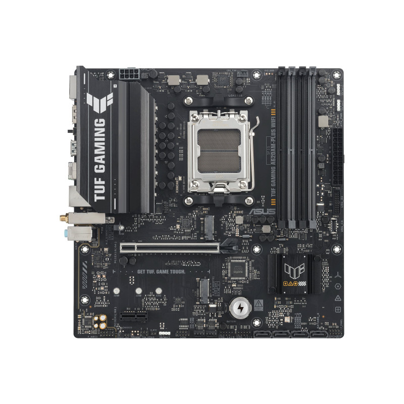 Asus TUF GAMING A620AM-PLUS WIFI, Processor family AMD, Processor socket AM5, DDR5 SDRAM, Supported hard disk drive interfac