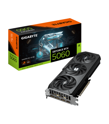 Gigabyte GeForce RTX 5060 GAMING OC V2 8G, NVIDIA, 8 GB, GeForce RTX 5060, GDDR7, HDMI ports quantity 1, PCI-E 5.0