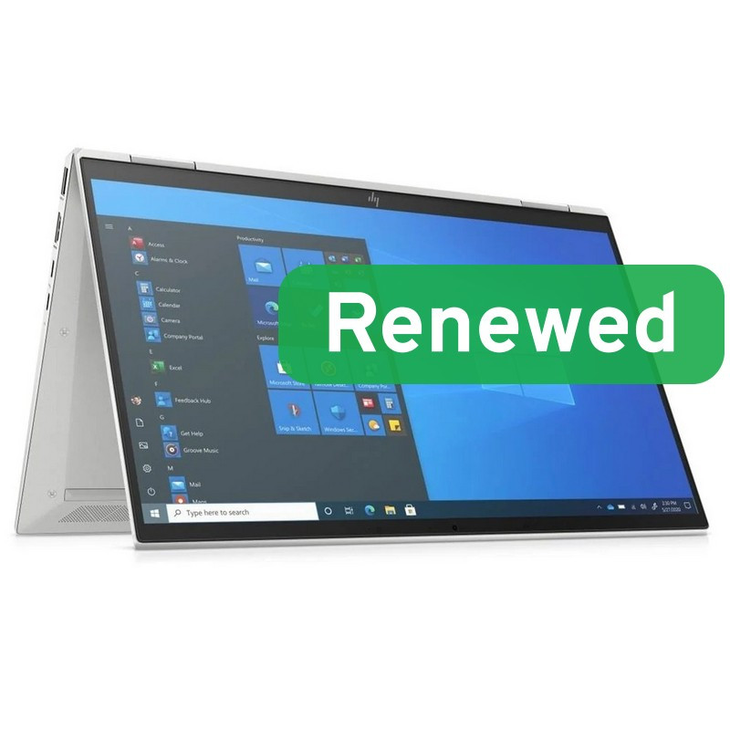 HP Renewed, Grade C, EliteBook X360 1030 G8, 13.3 Touch, Intel Core i5-1145G7, 16GB, Intel Iris Xe, 512 GB, US Backlit