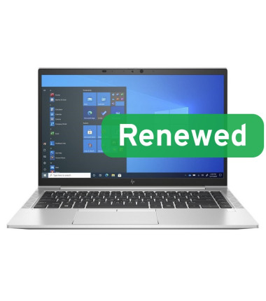 HP Renewed, Grade B, Elitebook 840 G8 AERO, 14, Intel Core i5-1145G7, 16GB, Intel Iris Xe, 256 GB, US Backlit, N, Wind