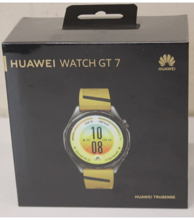 SALE OUT. HUAWEI WATCH GT 7 46mm, Yellow, Atum-B39FY DAMAGED PACKAGING, SALE OUT. Huawei, DAMAGED PACKAGING