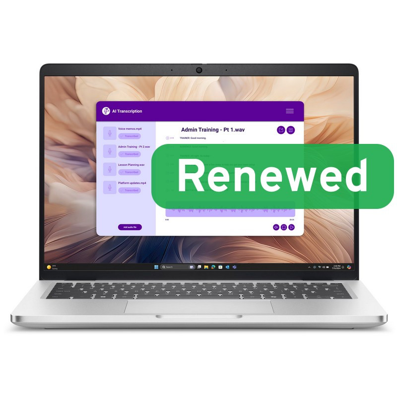 DELL Renewed, Grade A, Pro 14 Plus Silver, 14 Touch, Intel Core Ultra 236V, 16GB, Intel Arc, 512 GB, UK Backlit, N, Wi