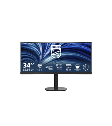PHILIPS Curved Business Monitor 34B2N3500C/00 34" 3440x1440/21:9/350cd/m²/4ms/HDMI DisplayPort USB Audio Out, Philips