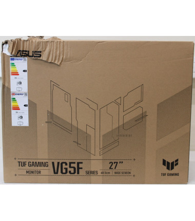 SALE OUT. ASUS TUF VG27AQMEL5F Gaming Monitor 27" LED 2560x1440/16:9/350cd/m2/0.3ms Display port, HDMI, SALE OUT., Asus DAMAGE