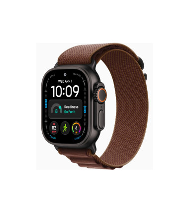 Apple Watch Ultra 4 GPS + Cellular 49mm Black Titanium Case with Burgundy Alpine Loop - M | Apple