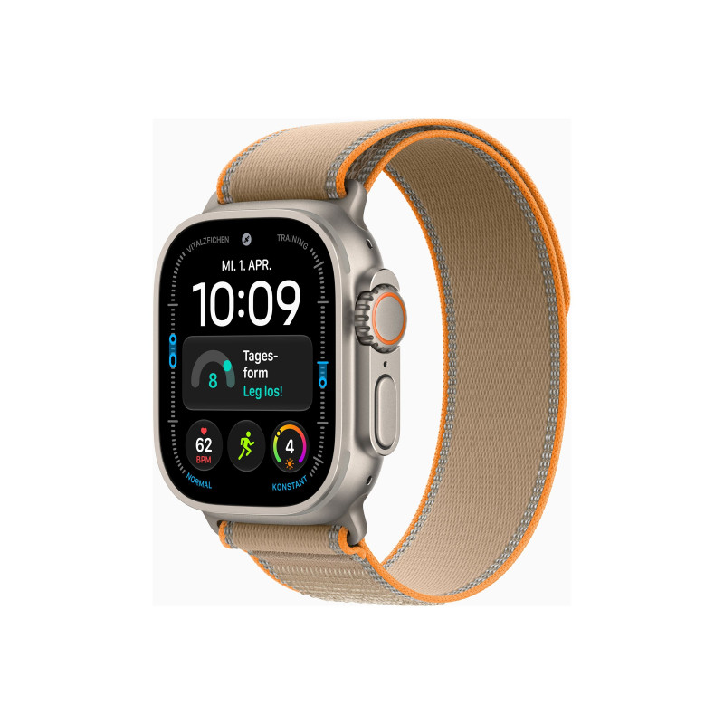 Apple Watch Ultra 4 GPS + Cellular 49mm Natural Titanium Case with Sand Trail Loop - M/L, Apple