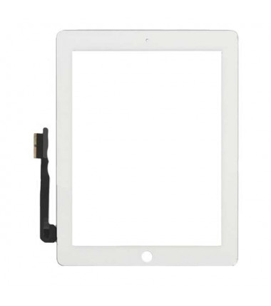 Apple Ipad 3 and 4 white lietimui jautrus glass / digitaizeris Apple Ipad 3 and 4 white lietimui jautrus glass / digitaizeris