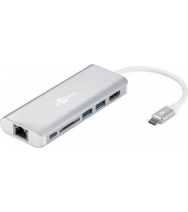 Goobay USB-C Premium Multiport-Dock 76788 Silver