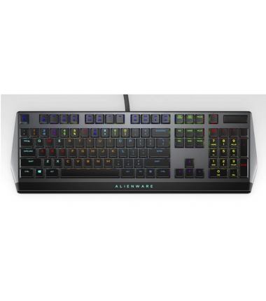 Dell AW510K, Wired, Mechanical Gaming Keyboard, RGB LED light, EN, Dark Gray, USB,