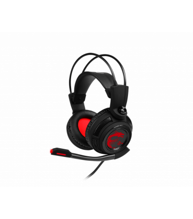 MSI DS502 Gaming Headset, Wired, Black/Red