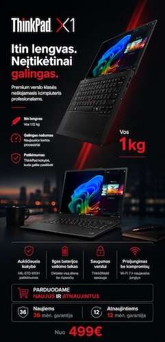 Lenovo Thinkpad X1 Carbon nešiojami kompiuteriai